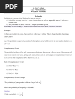 Class 7 Worksheet On Probability