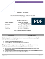 Ethiopian TVET-System: Update and Document Operational Procedures Date