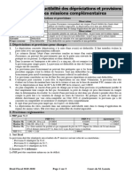 Chapitre 11 La Déductibilité Des Dépréciations Et Provisions Corrigés Des Missions Complémentaires 2019 2020