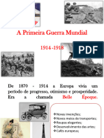 Resumo em Slides Primeira Guerra Mundial-1