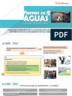 Avances y Desafíos de La Integración de Prestadores de Servicios de Saneamiento en El Ámbito Rural