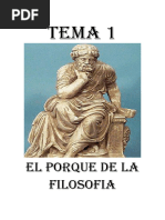 Tema 1-El Porque de La Filosofia