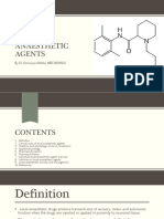 Local Anaesthetic Agents