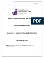 TEMA 1la Antropología Como Ciencia Dedicada Al Estudio de La Diversidad Humana.