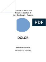 Semiologia Medica Argente Capitulo 8 Dolor