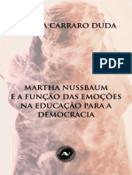 Martha Nussbaum e A Função Das Emoções