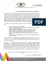 Mecanismo de Quejas, Denuncias y Sug Prog 2019