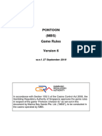 MBS Pontoon Game Rules Version 6