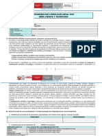 Ciencia y Tecnología ESQUEMA SUGERENTE - PROGRAMACION ANUAL - 2024