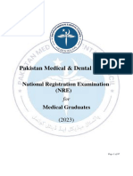 NRE 2023 Medical Syllabus