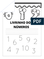 Livrinho Dos Numeros Atividades Suzano