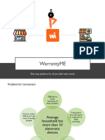 WarrantyME Pitch