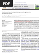 Sunflower Oil Based Biodegradable Hyperbranched Polyurethaneas A Thin Film Material