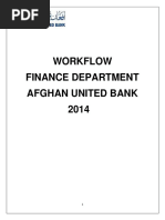 Finance Department Workflow