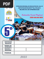 Prueba 5° Grado - Lectura - Ecer de Inicio - 23 - 03 - 2023 - V2