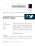 Information Sharing in Logistics Firms An Explor - 2019 - The Asian Journal of