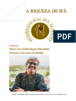 BIOGRAFIA Olúwo Luiz Carlos de Obatala