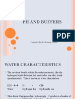 PH and Buffers