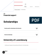 Scholarships - University of Luxembourg