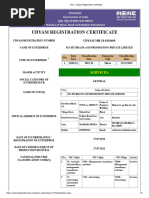 Print - Udyam Registration Certificate