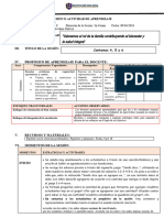 SESION DE APRENDIZAJE MATEMATICA Contamos 4 Y, 5