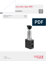 Pressure Reducing Valve Type ADM: Product Documentation