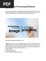 Top 5 Image Processing Softwares