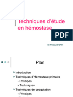 Techniques Hemostase2018