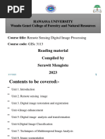 RemoteSensing-DigitalImageProcessing 2