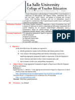 Grammatical Signals - Problem and Solution