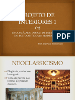 Aula01 - Evolucao Design de Interiores - Neoclassico Ao Modernismo