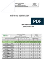 Controle Portaria - Novembro - Semana 4