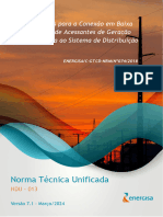 NDU 013 - Critérios para A Conexão em Baixa Tensão de Acessantes de Geração Distribuída Ao Sistema de Distribuição (ERRATA)