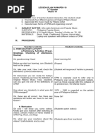 DETAILED LESSON PLAN Music