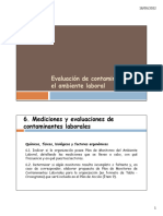 5 Evaluación de Contaminantes en El Ambiente