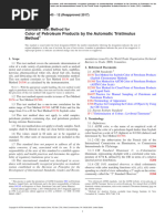 Color of Petroleum Products by The Automatic Tristimulus Method