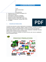 Tema 5 La Función Productiva: Contenido Tem A 5