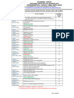 Academic Schedule Jan 2024 Session PG