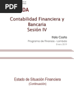 Sesión IV - Cont. Financiera y Bancaria