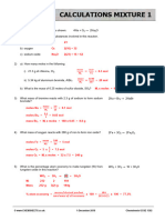 Chemsheets GCSE 1302 Calculations Mixture 1 ANS