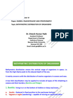 DKN 8 - Bathymetric Distribution of Organisms