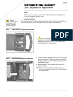 Instruction Sheet: DR/2400 Lamp Module Replacement