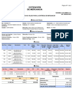 Cotización de Mercancía