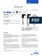 Pressure Transmitter - Data Sheet