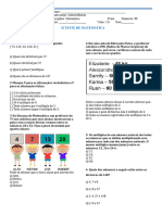 II Teste de Matemática 6 Ano EAEA 060324