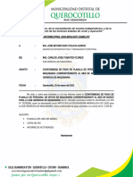 Informe Nº052 Conformidad de Pago Olmedo Gonzales Calderon