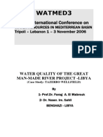 Water Quality of The Tazerbo Wellfield F