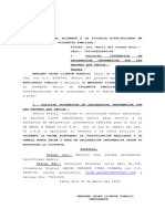 SUSPENSION DE DECLARACION INFORMATIVA Pariente