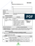 Sesion de Aprendizaje #36 - M