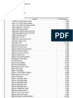 Veekay Computers & Marketing PVT LTD Stock Balances Branch Wise As at 28-10-2011 Branch: KPHB Location: KPHB Default Location Product: All